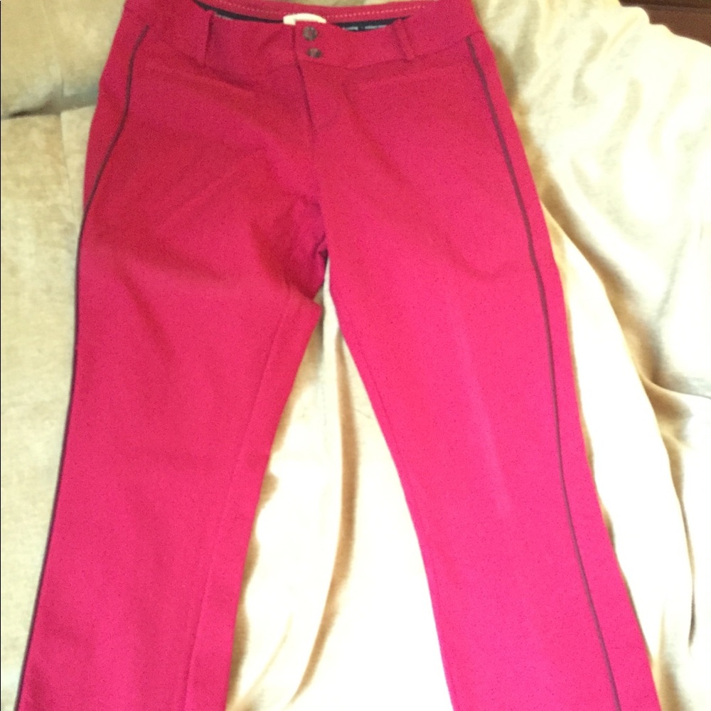 Anthropologie side stripe pants